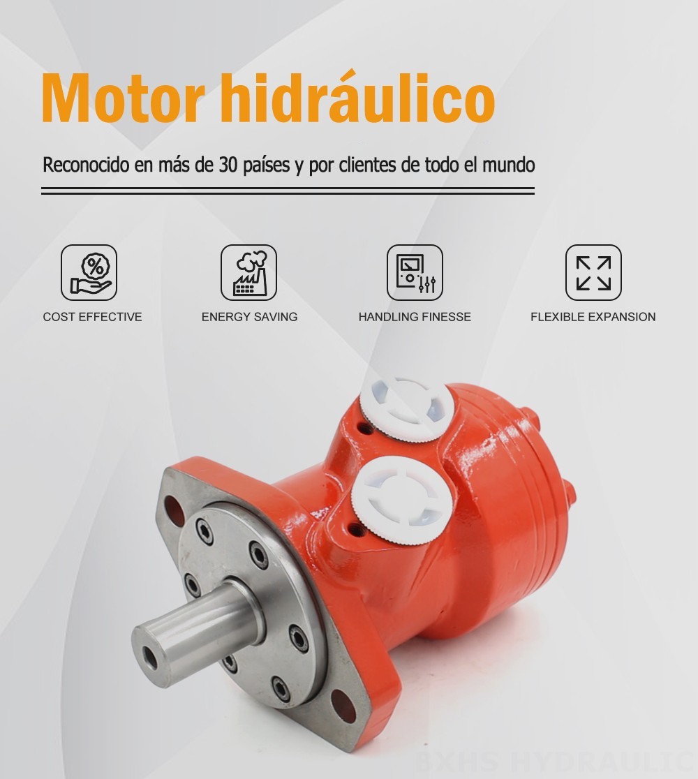 Motor Hidráulico de Cicloide BMR_3 80 cc/r 53 Lpm Motor hidráulico